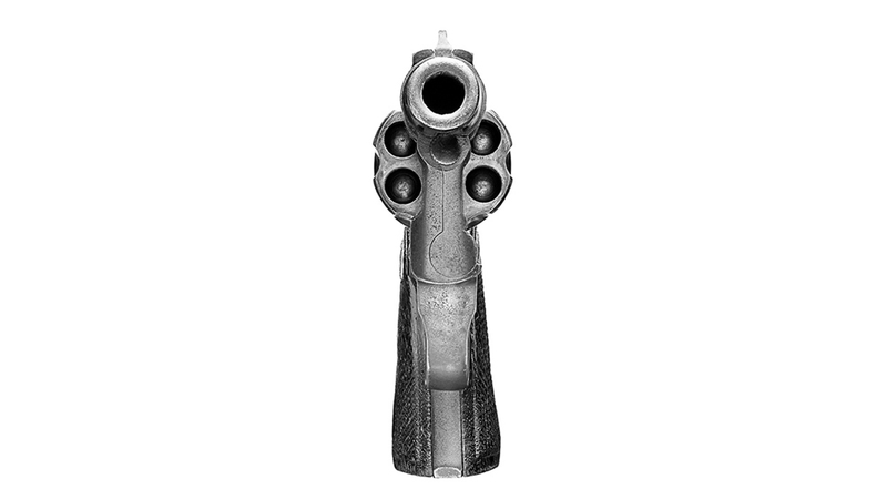 Illustration for article titled What Guns Look Like Point Blank